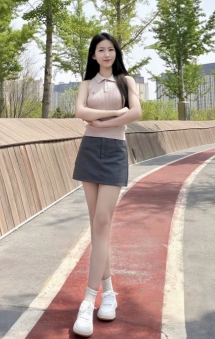 亭亭玉立，就是这样的吧