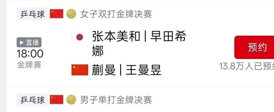 杭州亚运会乒乓球7块金牌，中国队拿了6块。唯一丢的那块，是女双。两对组合，一对输