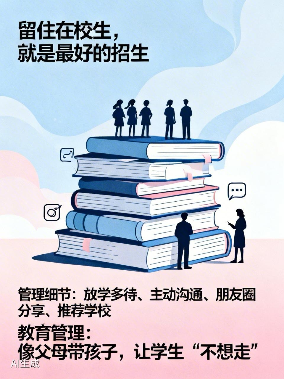 留住在校生，就是最好的招生：民办学校最好的管理，就要看学校的细节，例如：放学了