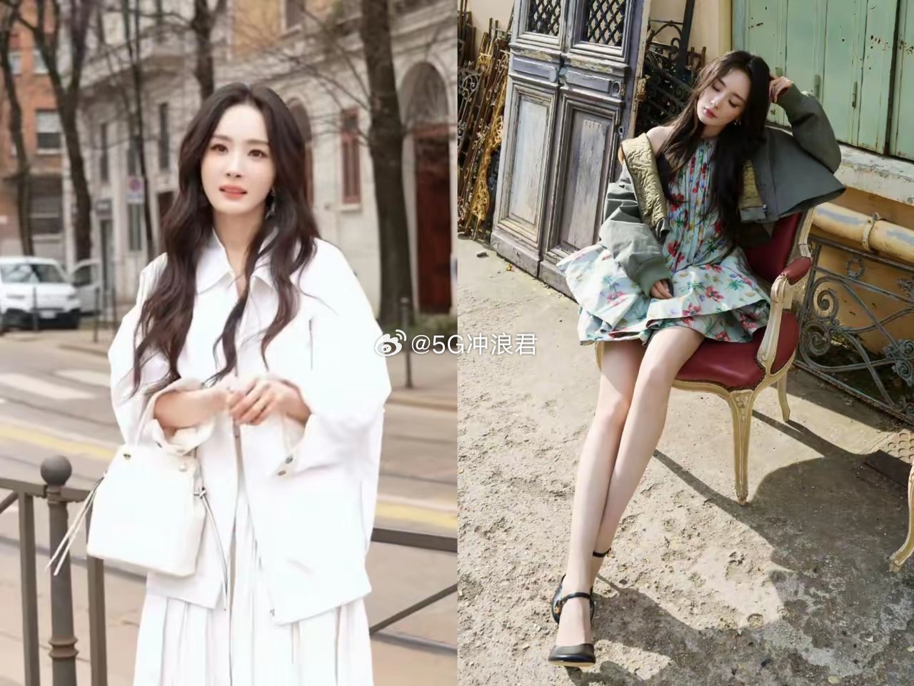 发现了一个有意思的事就是杨紫在慢慢向赵丽颖靠近，她也开始拍年代剧和现实题材的剧了