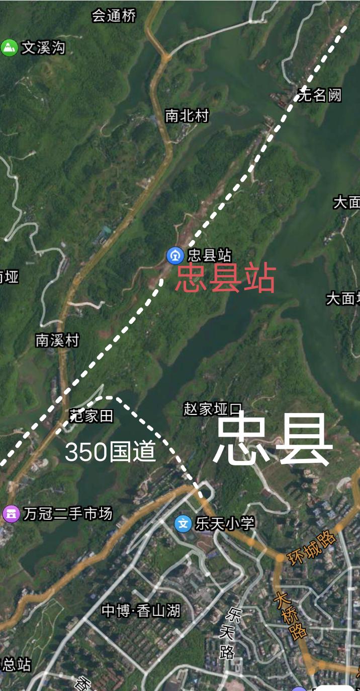 好消息，重庆途经忠县至万州时速350公里的渝万高铁涪陵段率先开启铺设500米长轨
