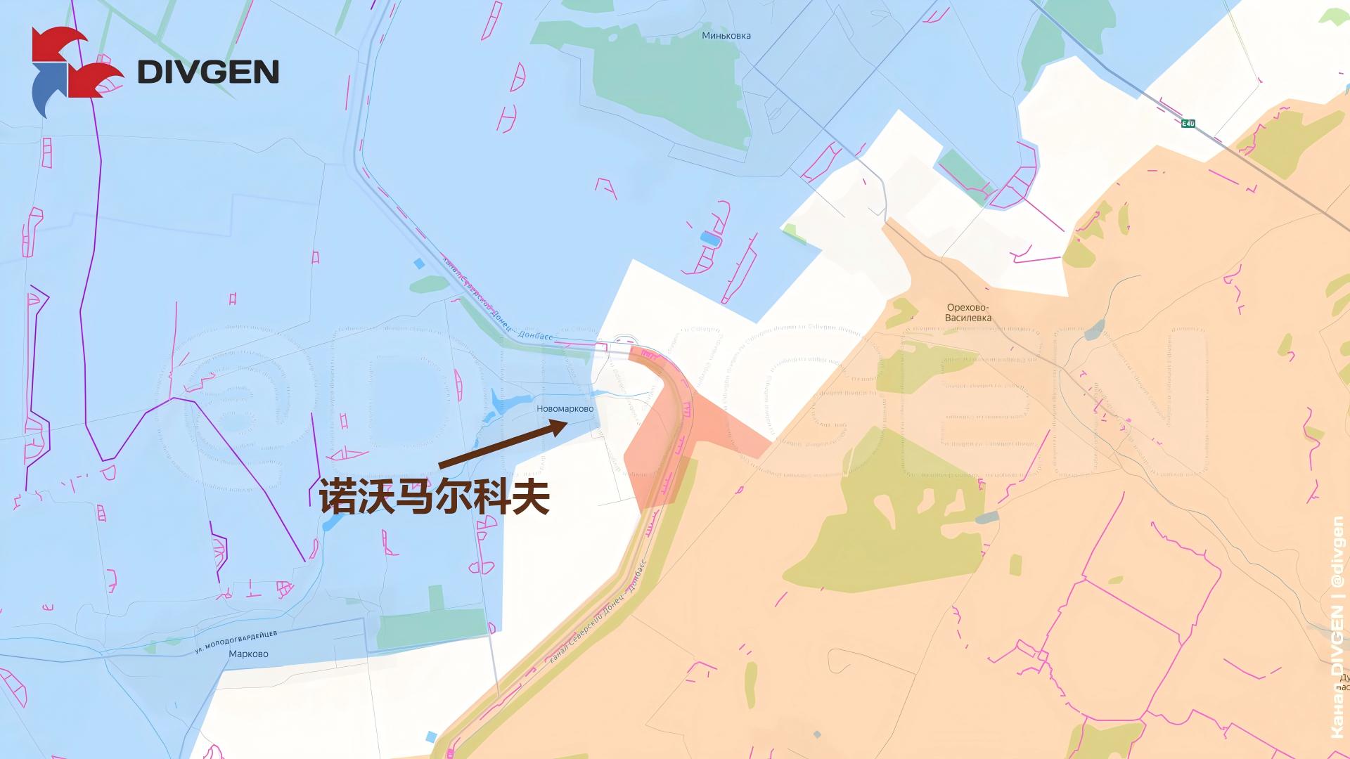 斯拉维扬斯科-克拉马托尔斯克方向，巴赫穆特西部，南部集群士兵正向诺沃马尔科夫推进