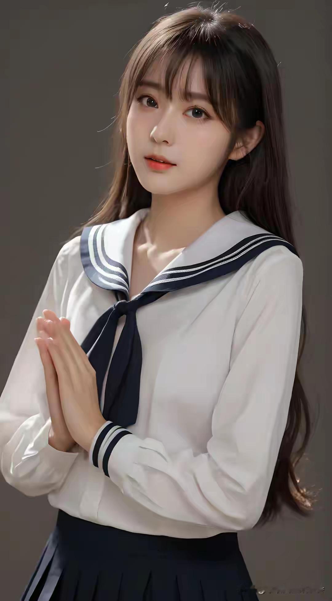 青春洋溢的校园少女，甜美可爱，让人心动不已！💖💕清秀美少女纯真美少女清纯