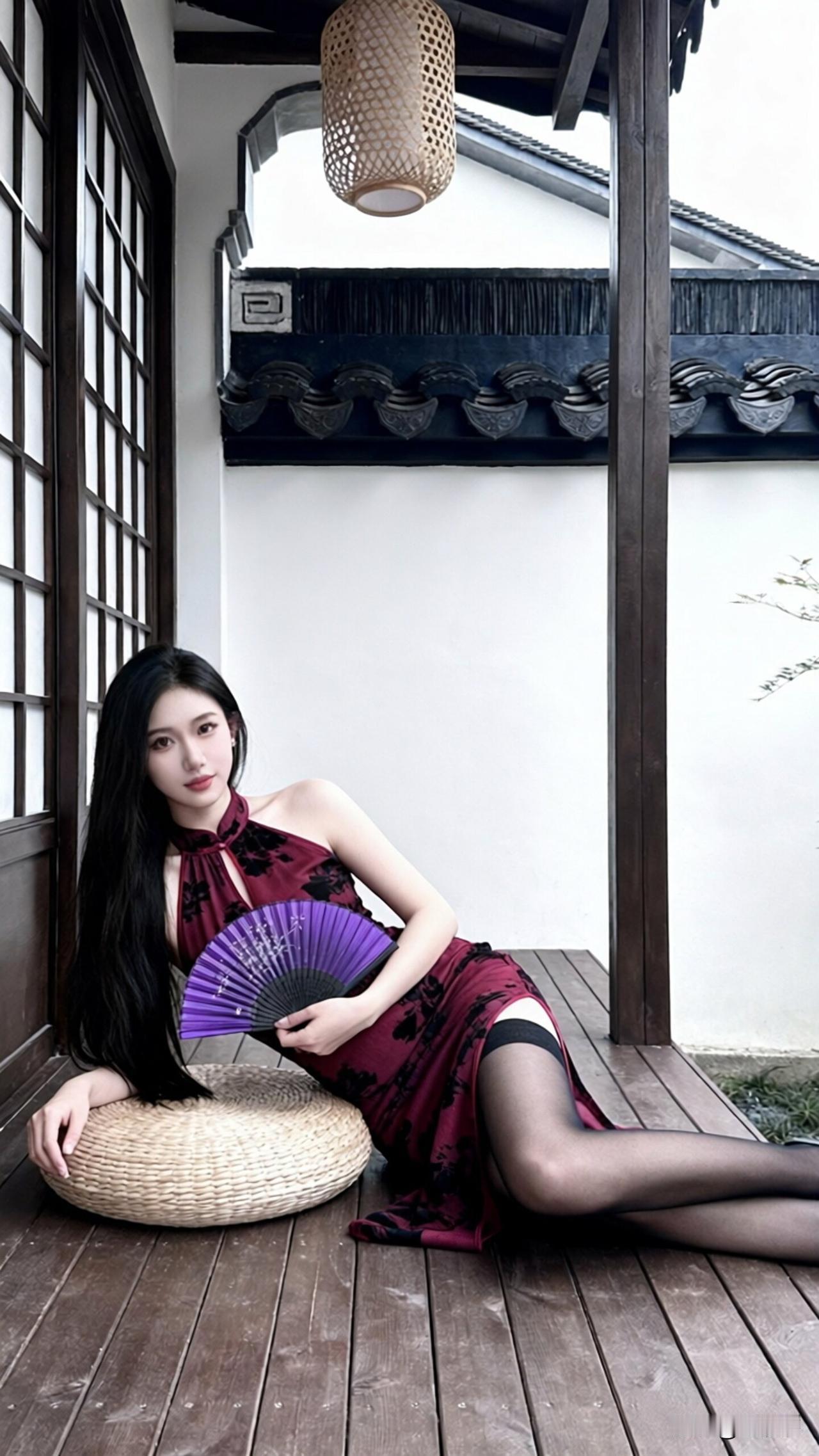 穿旗袍被骂“擦边”，可这才是刻在骨子里的东方美啊谁规定旗袍只能规规矩矩穿？今