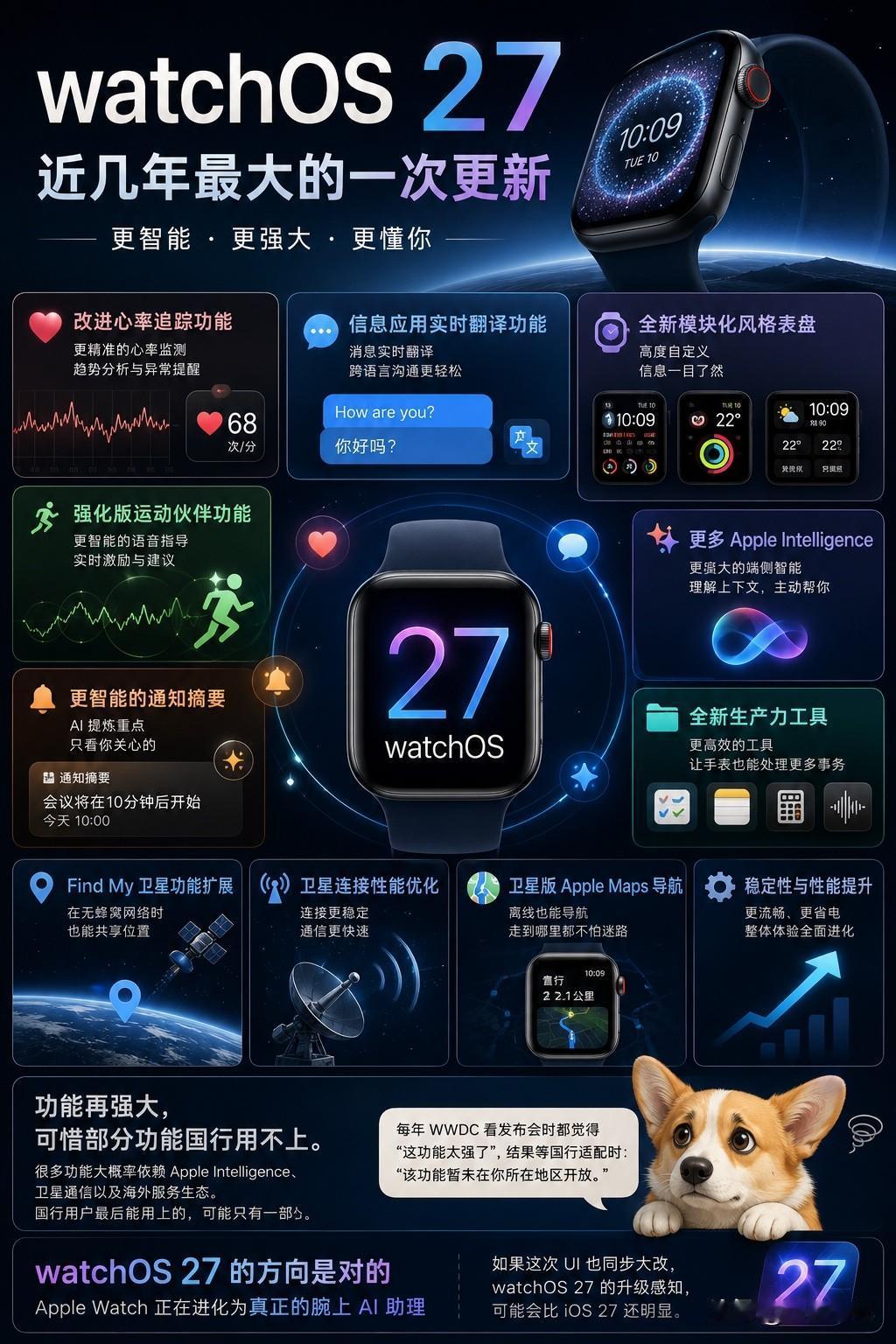 watchOS27这次，真的有点“脱胎换骨”的意思了。以前大家对App