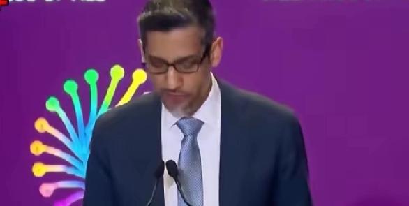 在2026年印度人工智能影响峰会上，谷歌CEO皮查伊的发言堪称“商业彩虹屁”现场