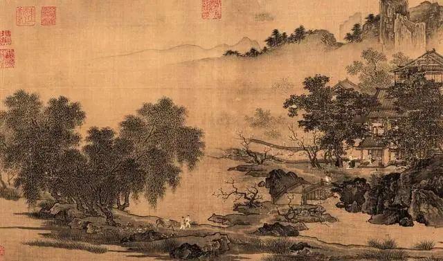 🌹文摘|若网在纲，有条而不紊。——《尚书·盘庚》​​​🌹赏画|宋朝山水画