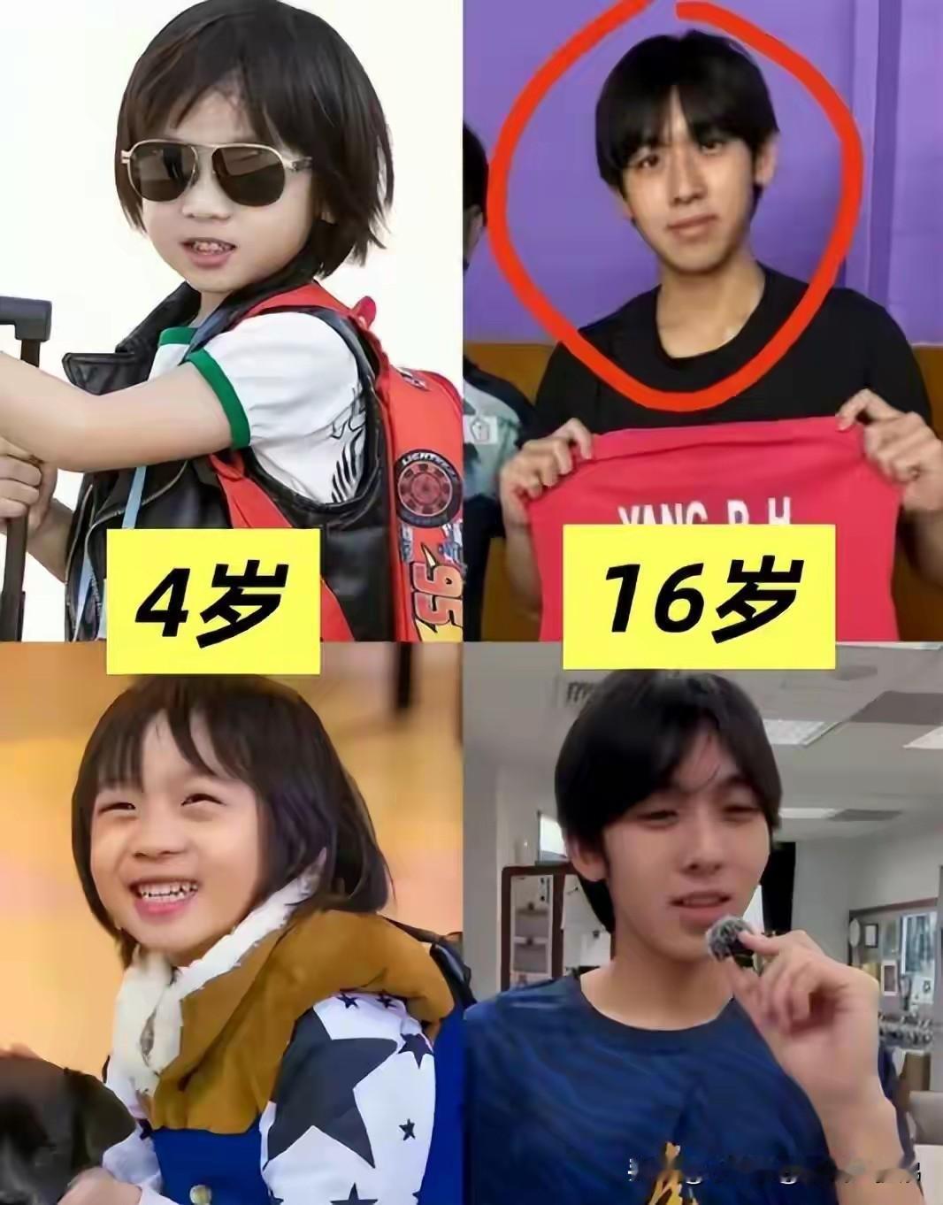 网友发了一张林志颖大儿子Kimi长大后的样子，怎么跟小时候完全不像了呀！这个娃