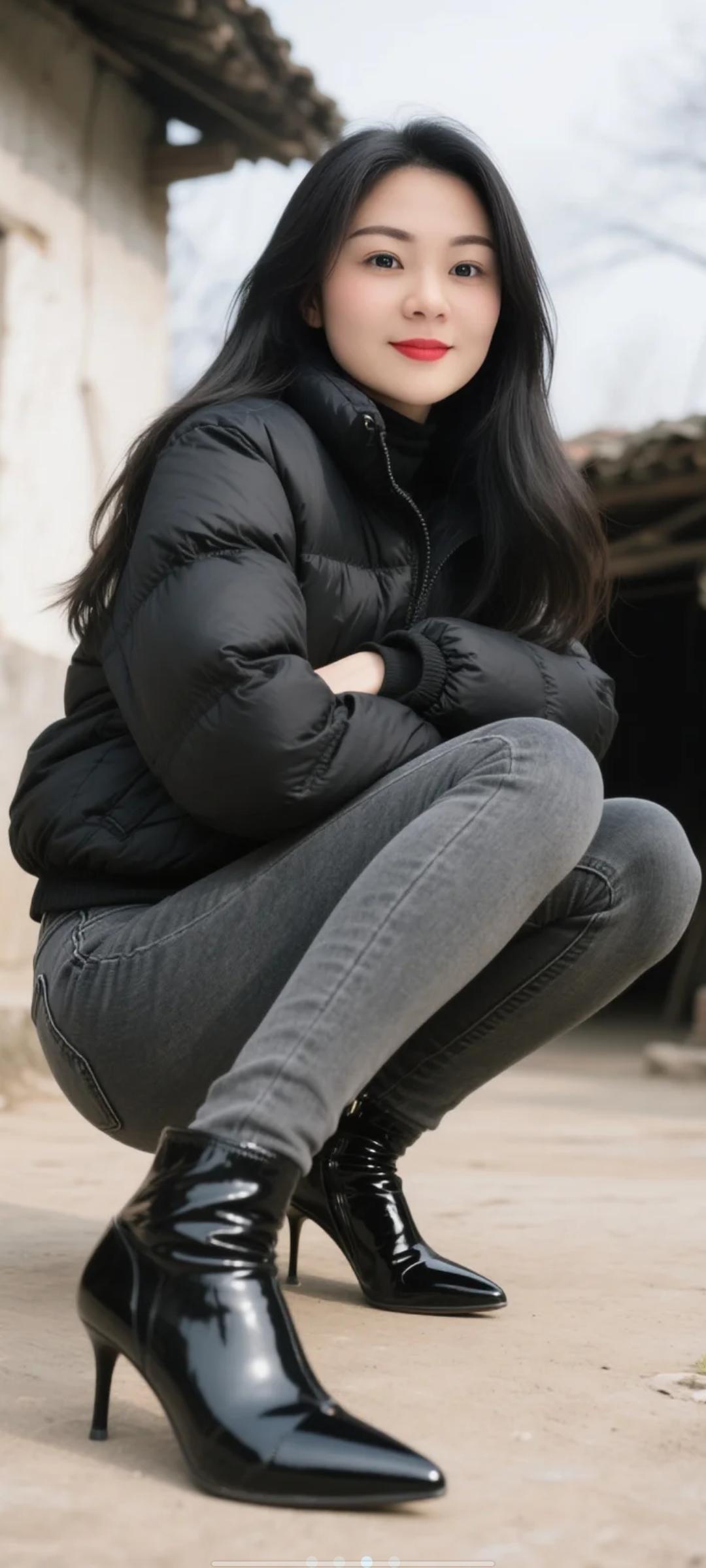 农村姑娘才是最美的，简单朴实。