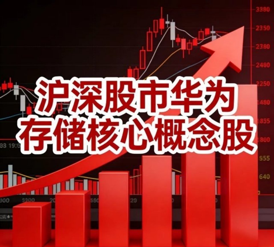 沪深股市华为存储核心概念股：1.江波龙（301308）核心优势：华为AI-SSD