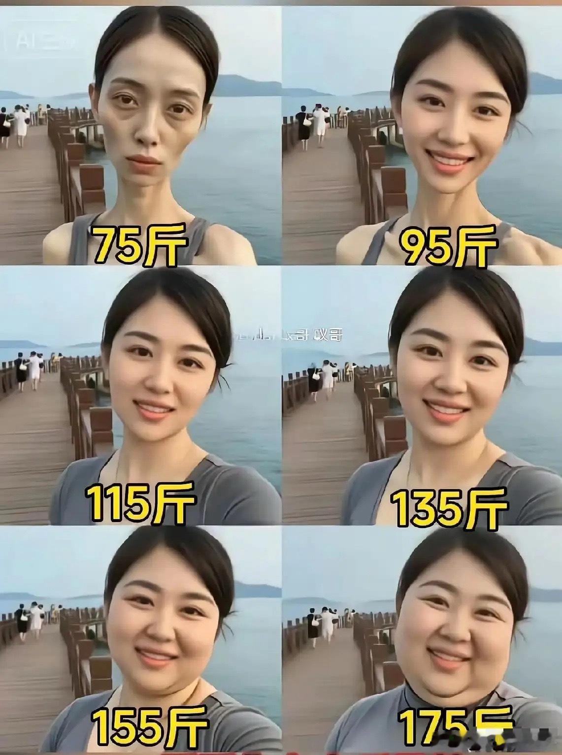 女人多少斤是最标准的美女形象？135斤是不是有点重了呢，你觉得多少合适？