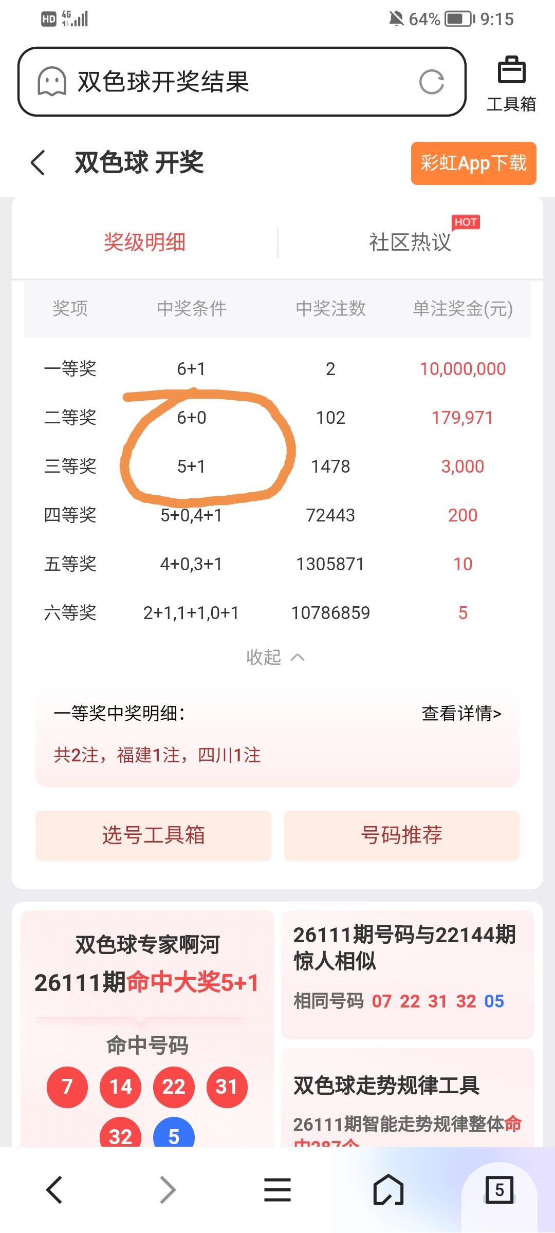 我觉得不可接受，同样是中六个球就要区别对待，一个是二等奖，另一个是三等奖，奖金就