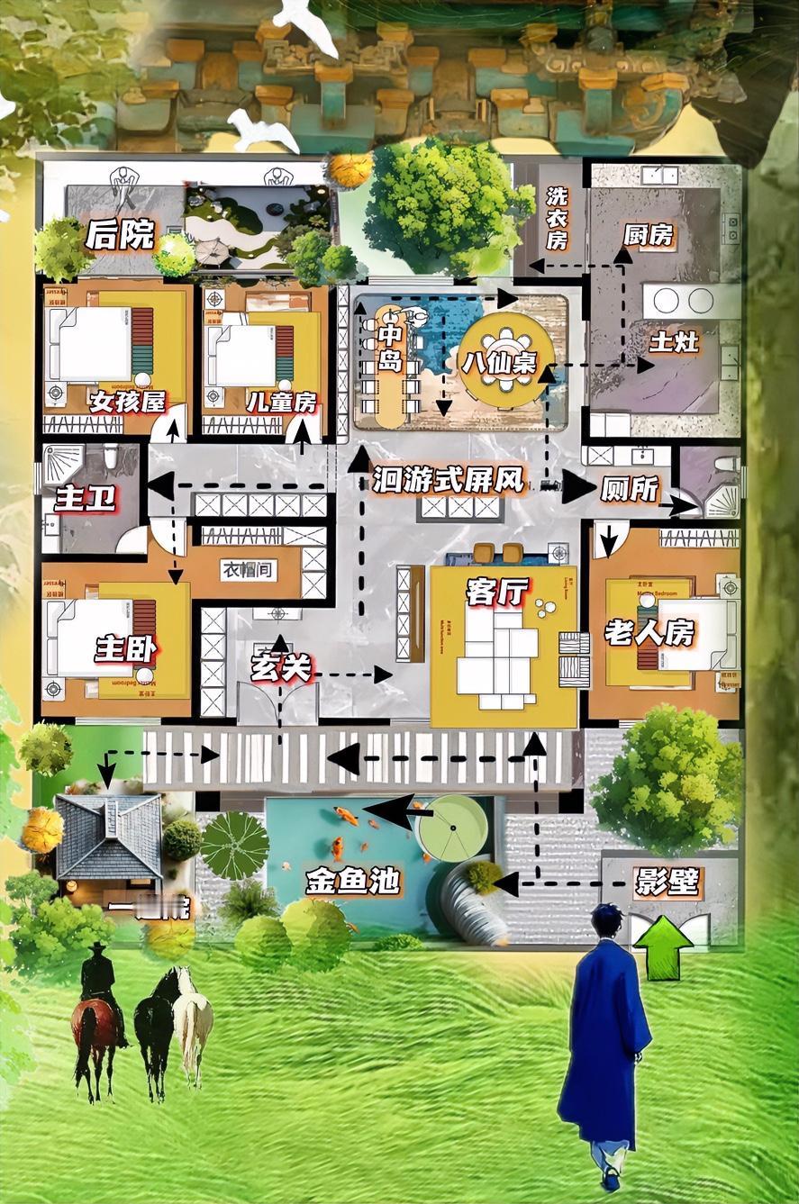 这才是我心目中合院，高贵端庄典雅带三分土味儿。有些房子太雅致了，与农家小院子，不