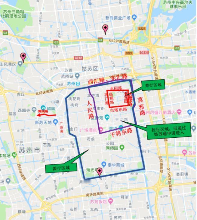 禁外牌主要在南京市区免费过江通道，苏州禁外牌主要是在古城区和姑苏区核心区域。