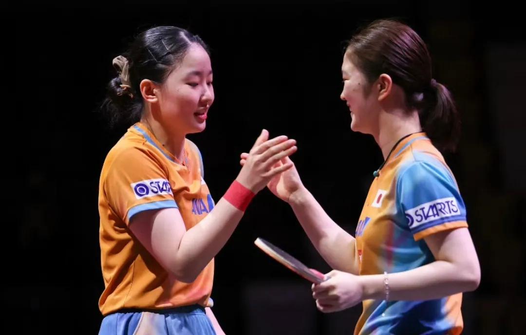张本美和/木原美悠晋级女双半决赛丨多哈世乒赛多哈世乒赛女双四分之一决赛在中韩