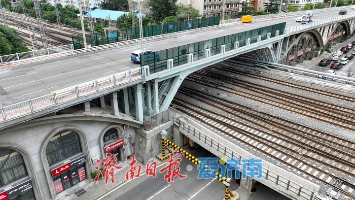 济南最早公铁立交即将换新颜
