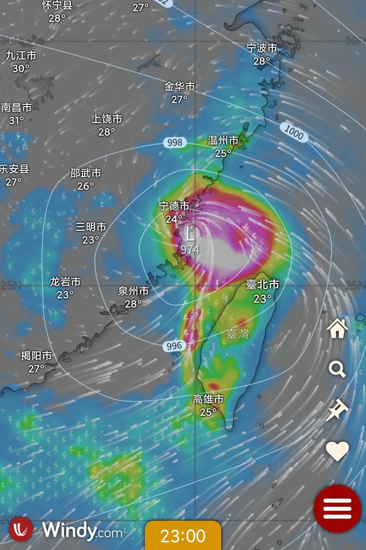最新预测：7月初台风强度下调，登陆点改至福建分析：副高位置不确定，路径分歧大！
