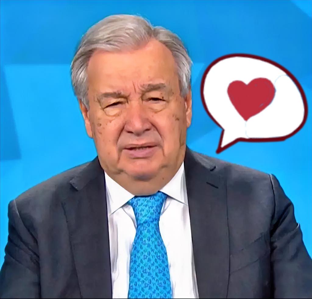 刚刚得知！在上月底，联合国秘书长古特雷斯收到了一份来自东方大国的支票，这张支票