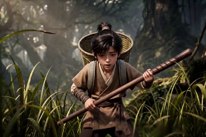 勇闯龙脊岭觉醒山海印，采药少年开天眼逆袭武道传奇