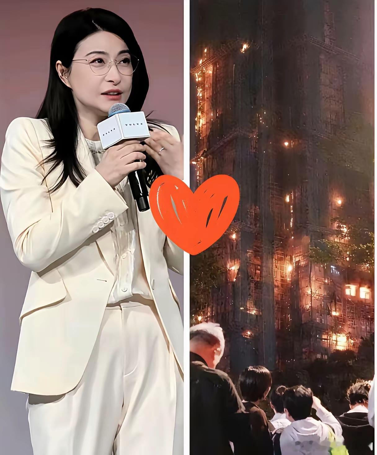 郭晶晶现在估计很伤心，这是她嫁到香港后，第一次遇到这样大的事件，看着那么多人困在