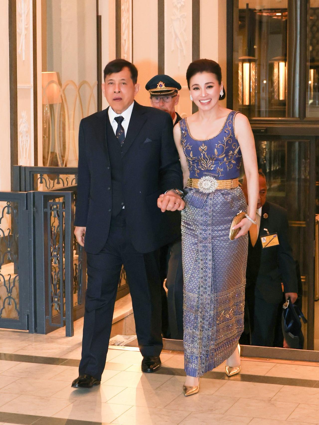 苏提达出席瑞典王室晚宴，简直美得不可方物2026年4月29日晚，泰国国王玛哈·