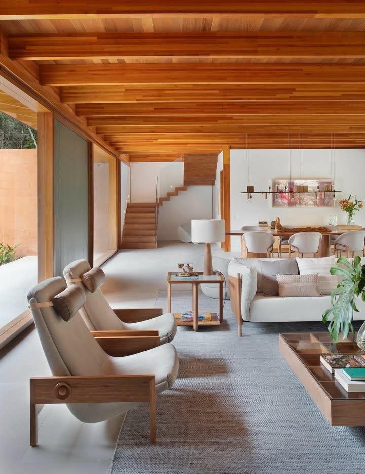 1100㎡独栋别墅｜自然浸润舒适感铺满整座宅邸别墅装修有哪几种风格?别墅