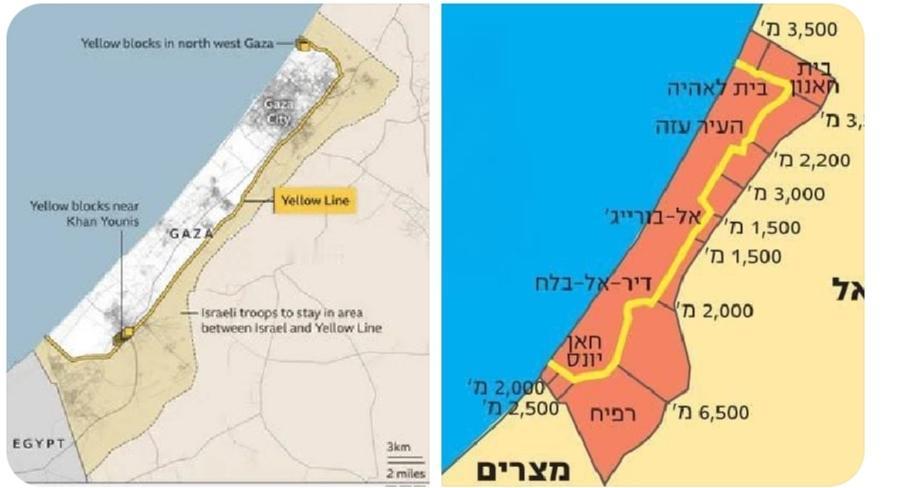 以色列改变协议划分区域以色列以哈马斯不断地挑起武装冲突，故意拖延人质遗体交换