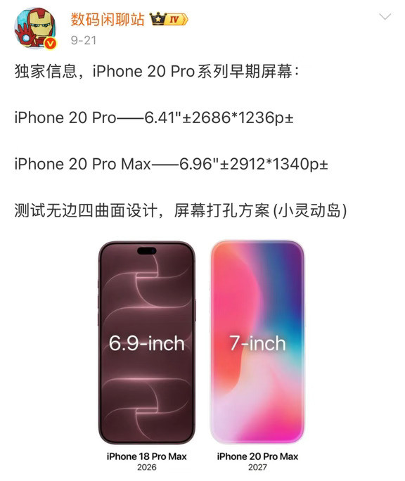 iPhone20Pro曝光，全新设计！