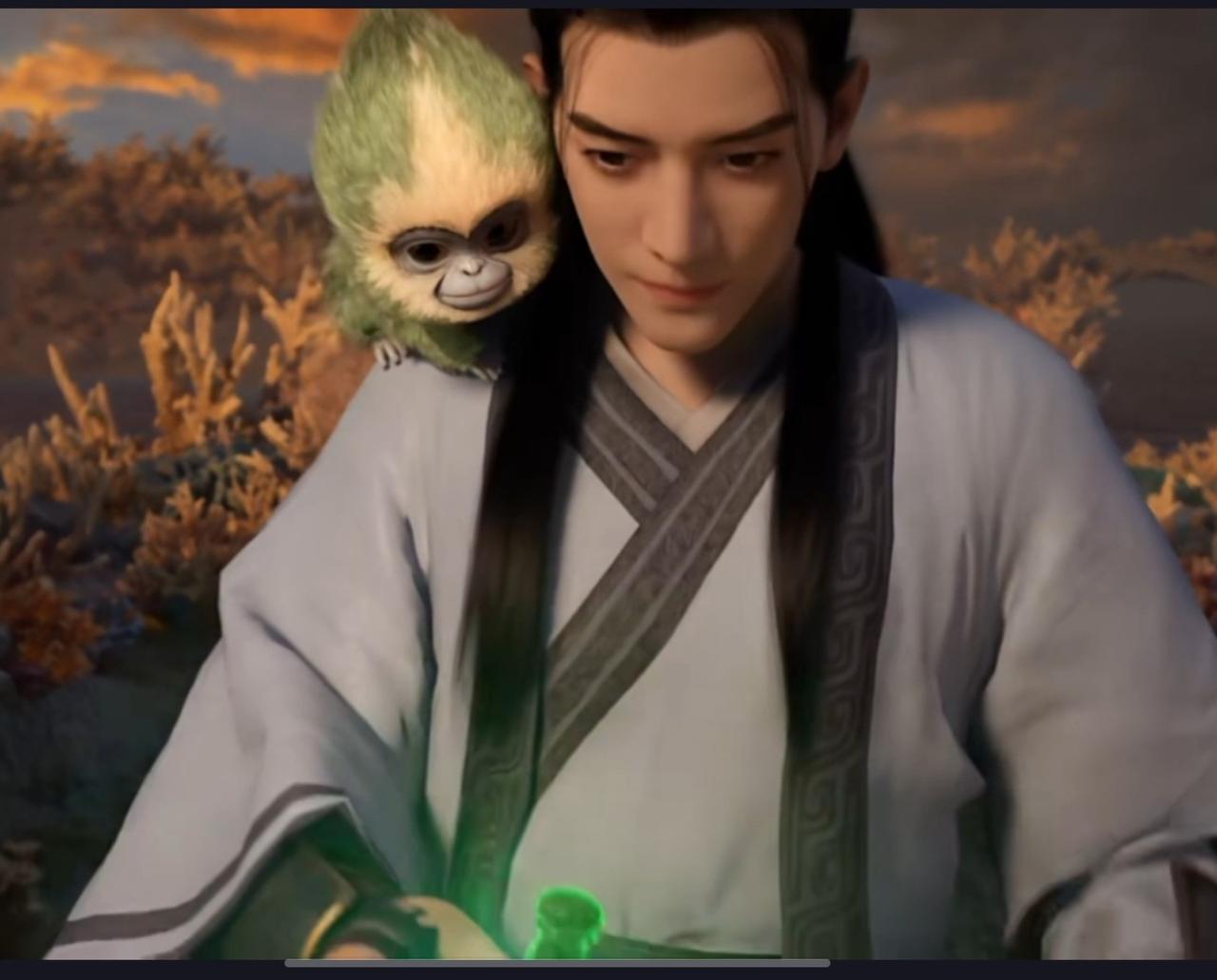 凡人修仙传，啼魂兽最早出场的时候，是这个样子的😏天尊韩立凡人修仙动画修仙传