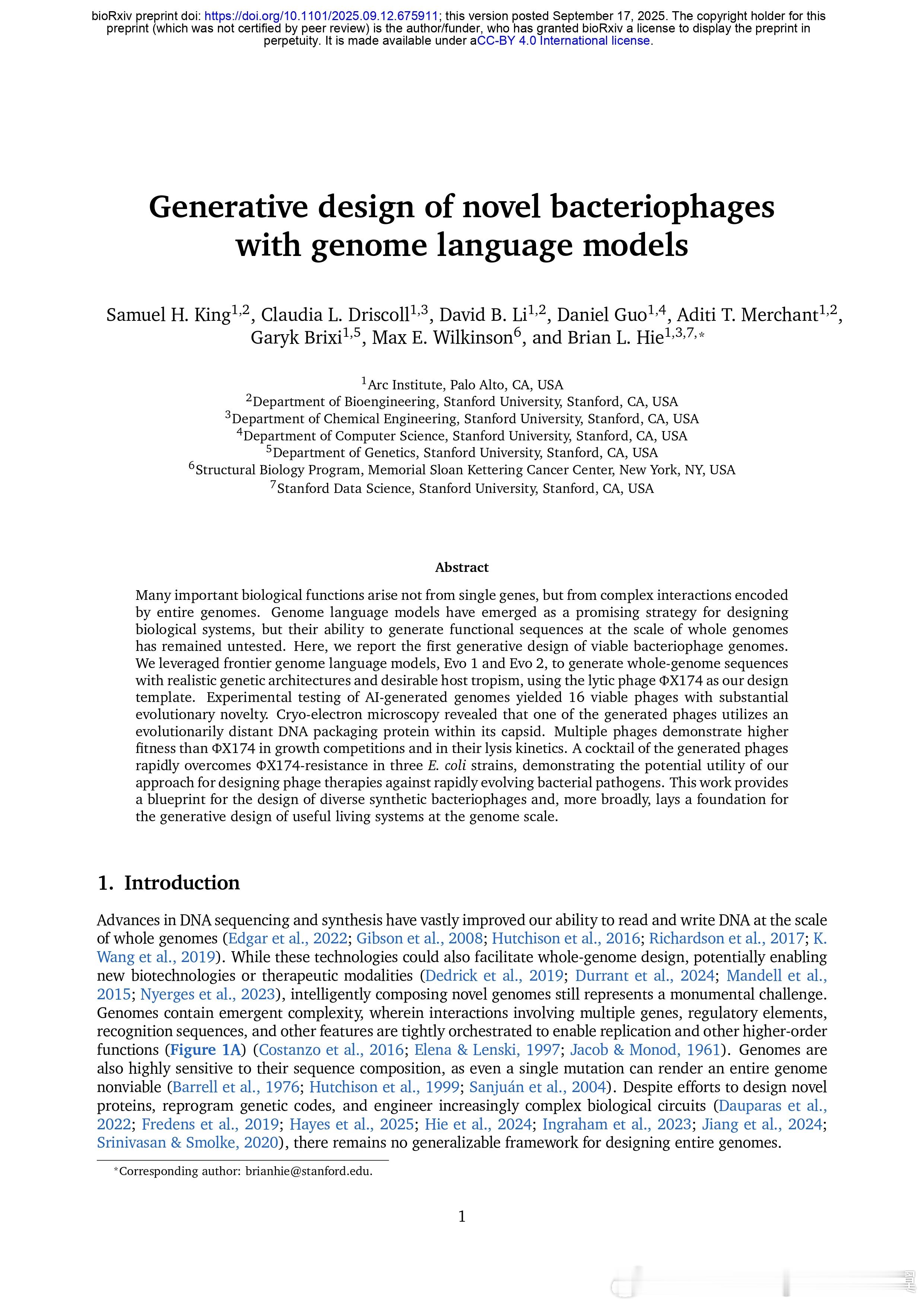 AI即将毁灭人类的证据出现了？斯坦福大学和Arc研究所的一个研究团队向语言模型输
