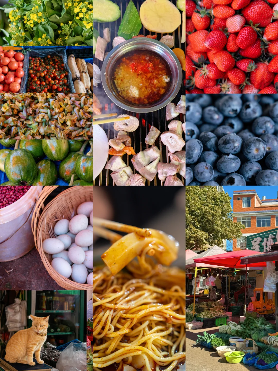 早上可以吃烧烤的菜市场🔥🤤一定体验下