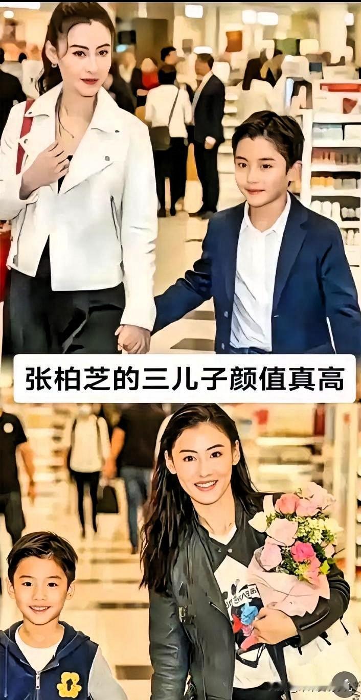 张柏芝又出圈了！张柏芝这两天挺忙的，因为曝光了三儿子的正脸，所以这两天被港媒