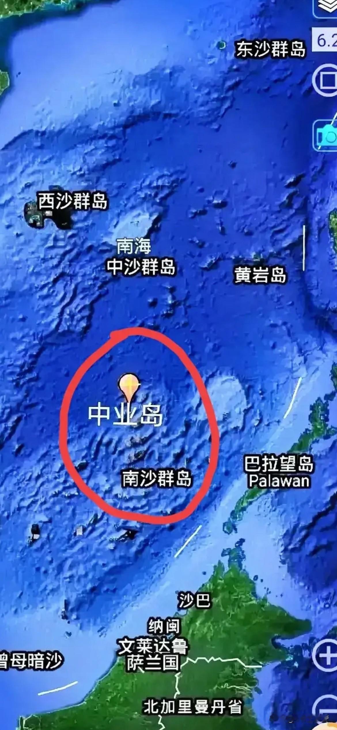 中业岛及其附属海域，自古以来就是中国的固有领土，由于国民党的无能，当年“台军”为