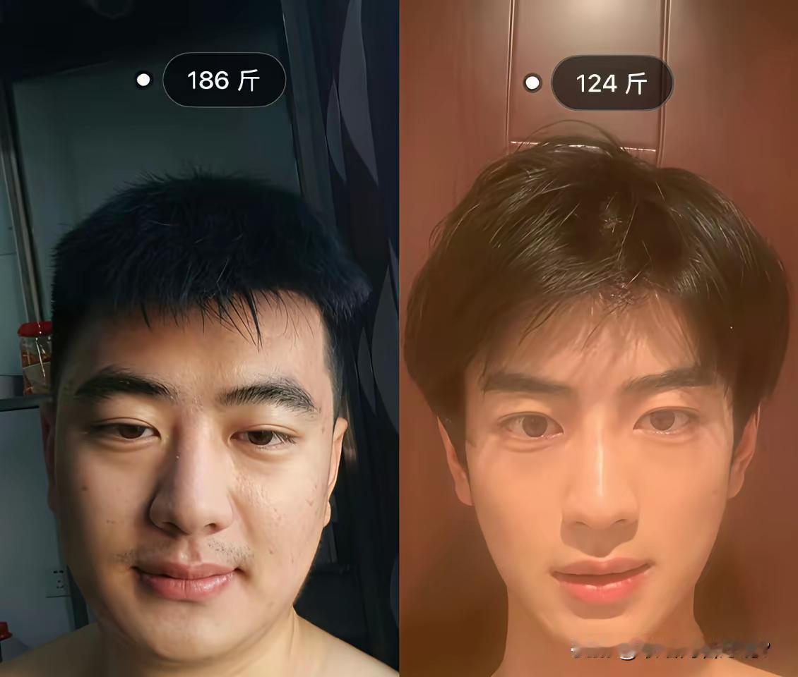 一句话瘦下来才是王道美女更美了帅哥更帅了