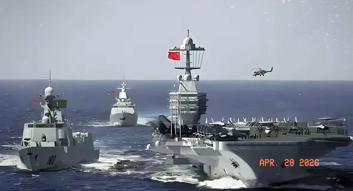 这下玩大了！055遵义舰当着日本"伊势"号的面，鹰击-20实弹直接发射！别小看这