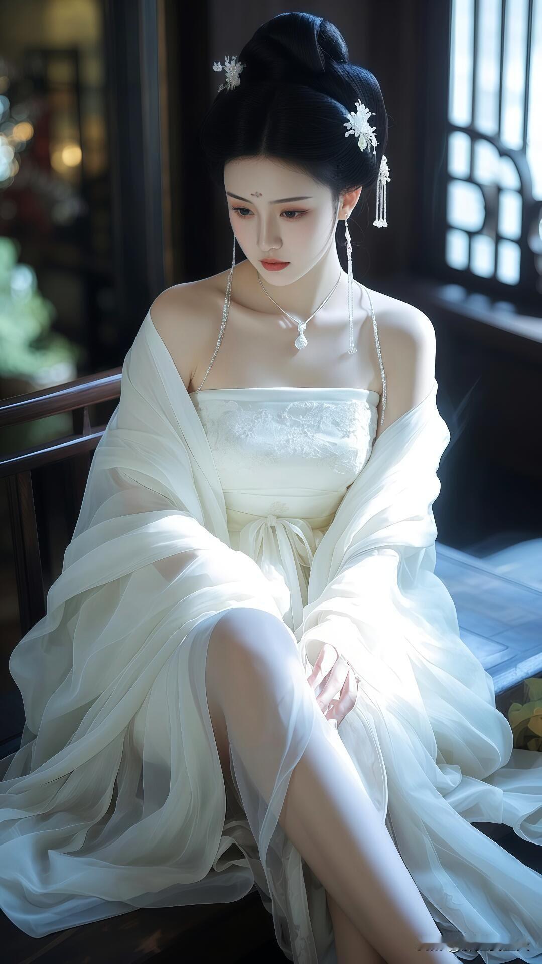 汉服古风，美女如画，每一帧都是绝美瞬间。国风古代美人