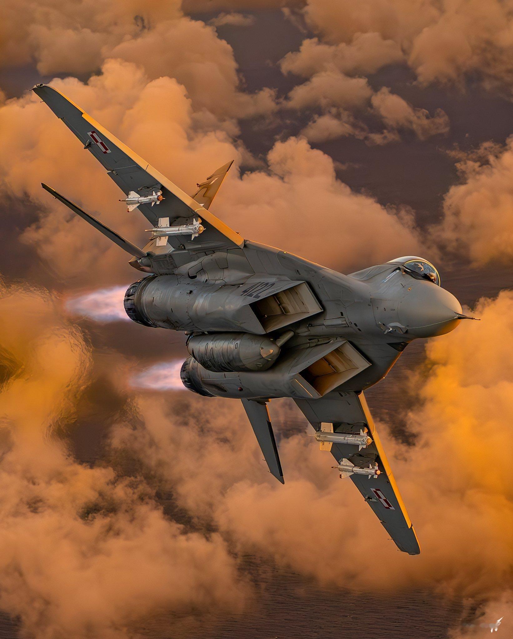 米格传奇光影里的MiG-29📸MirosławGawroński作