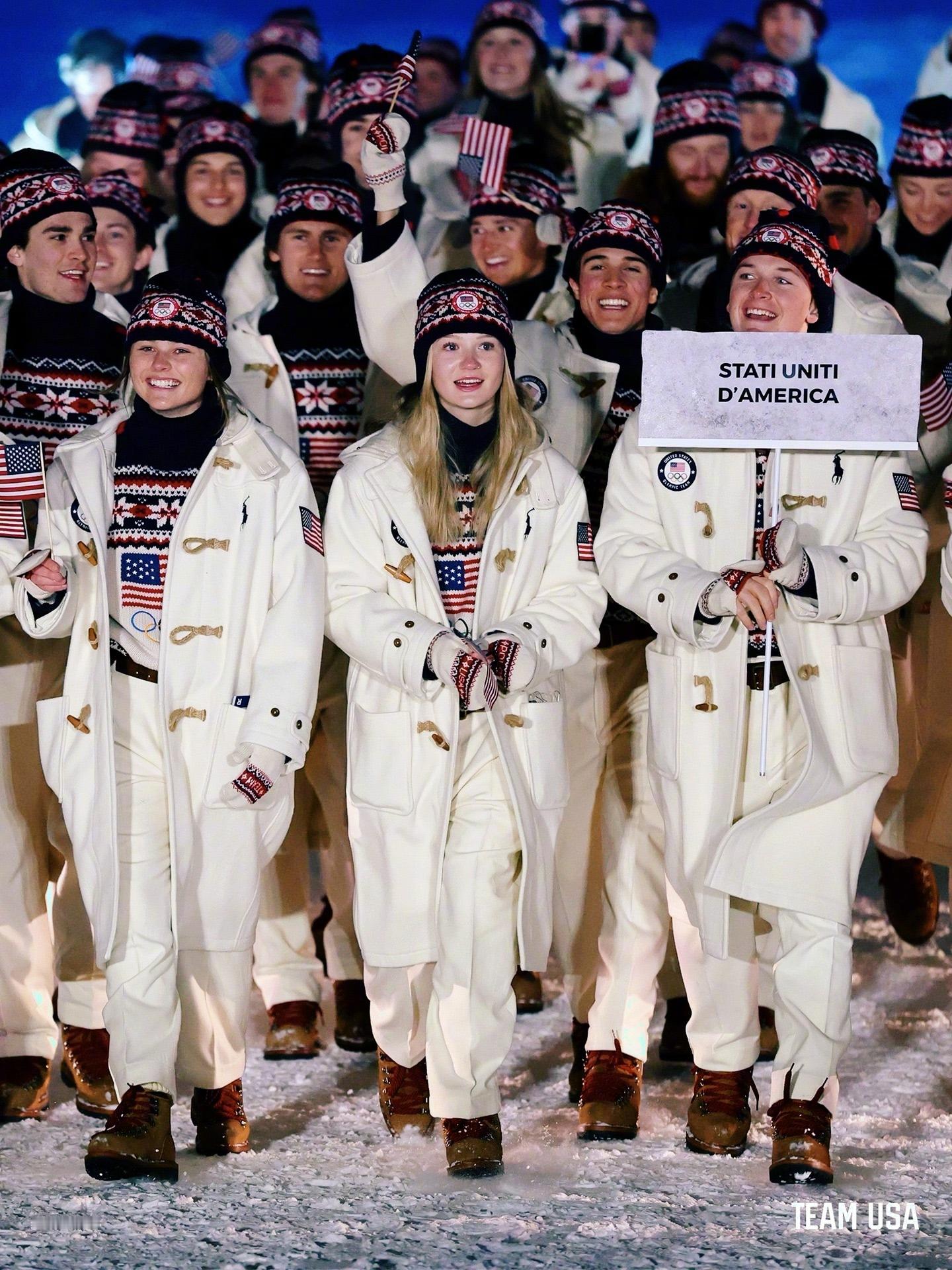 2026米兰冬奥会的最大赢家——-拉夫劳伦RalphLauren。无论长成啥