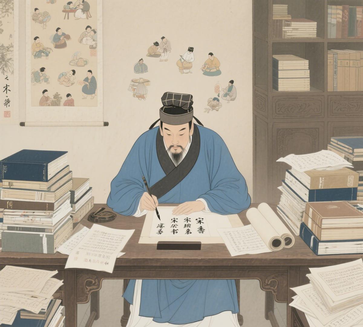 南朝梁最“护家”文人：写《宋书》硬塞家族小事，连姑姑织毛衣都记上，皇帝看了直
