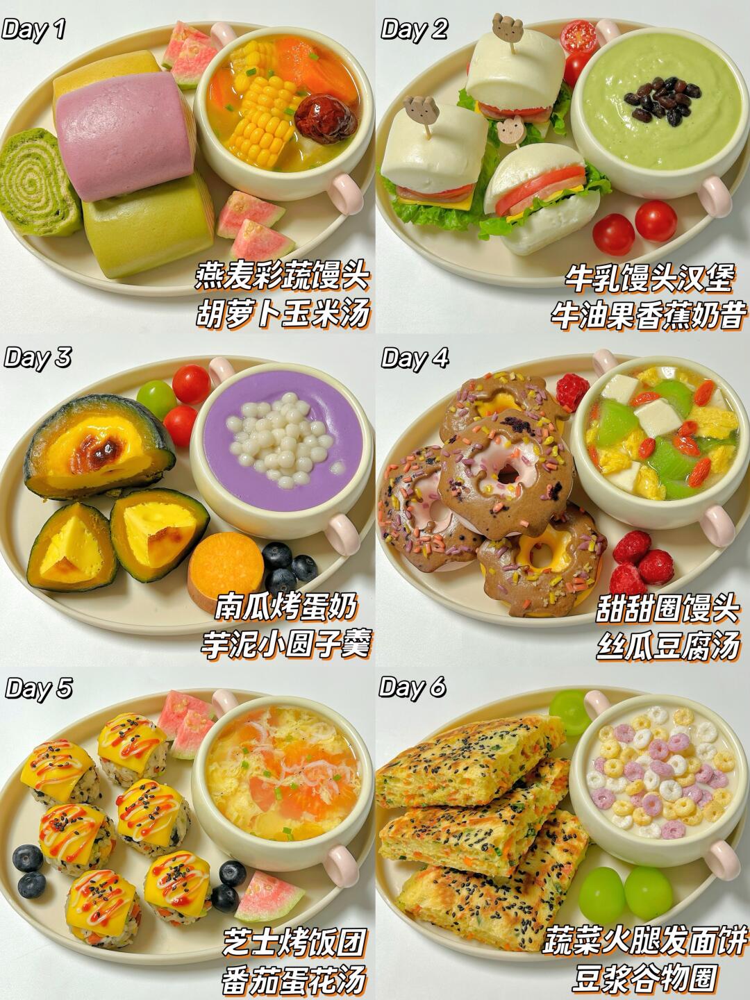 小朋友一周美味早餐‼️营养搭配.好吃不重样