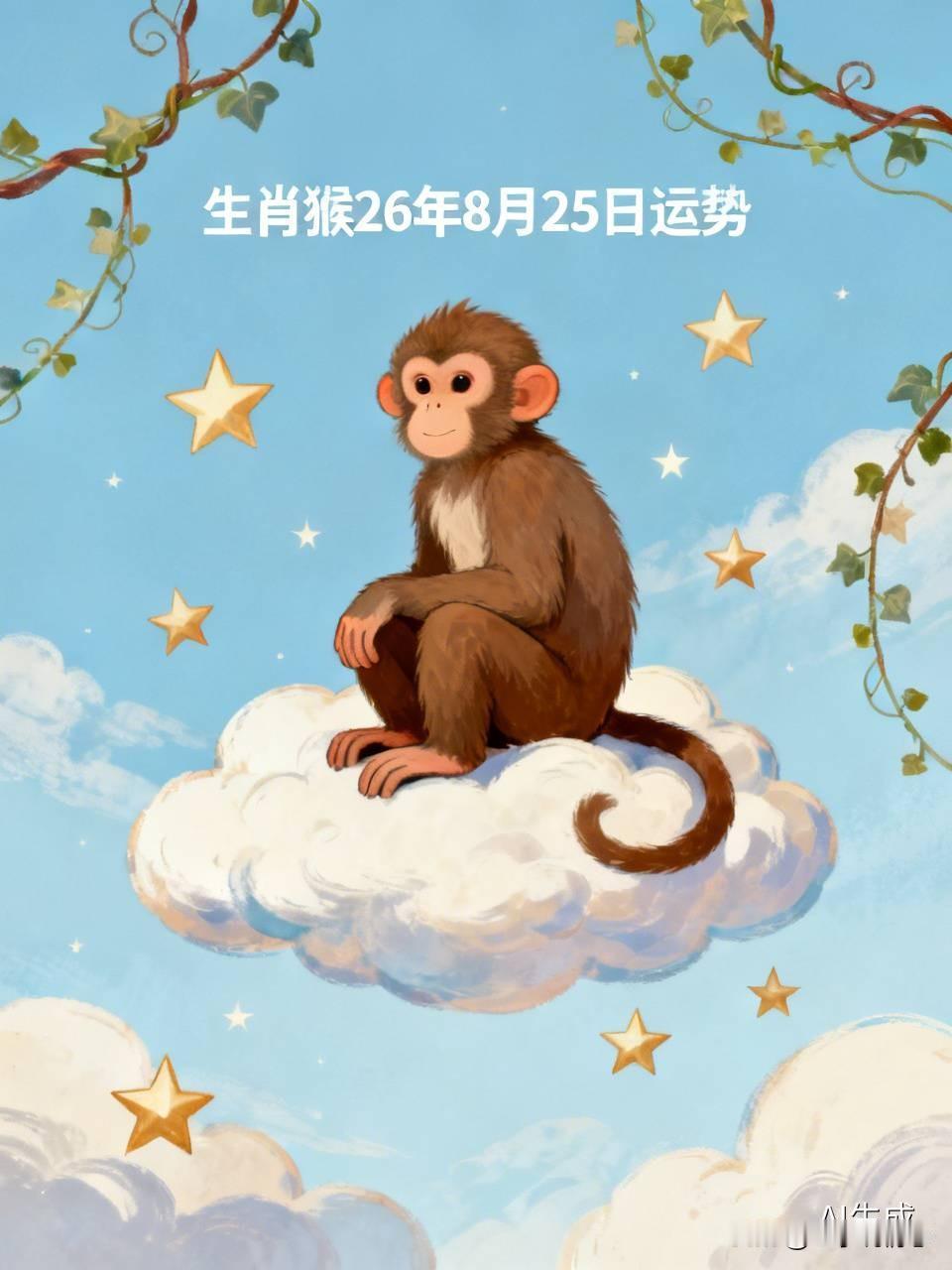 2026年8月25日，生肖猴的运势有不少看点。这天到26日，家里可能有“异事”发