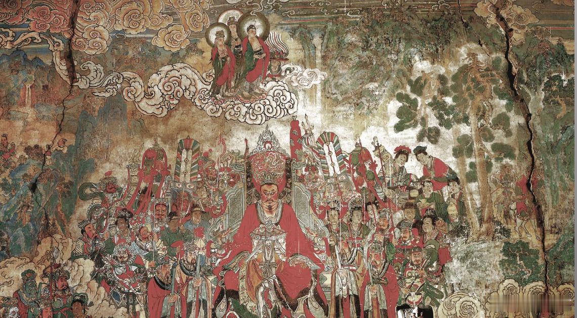 广胜寺水神庙元代壁画​​​