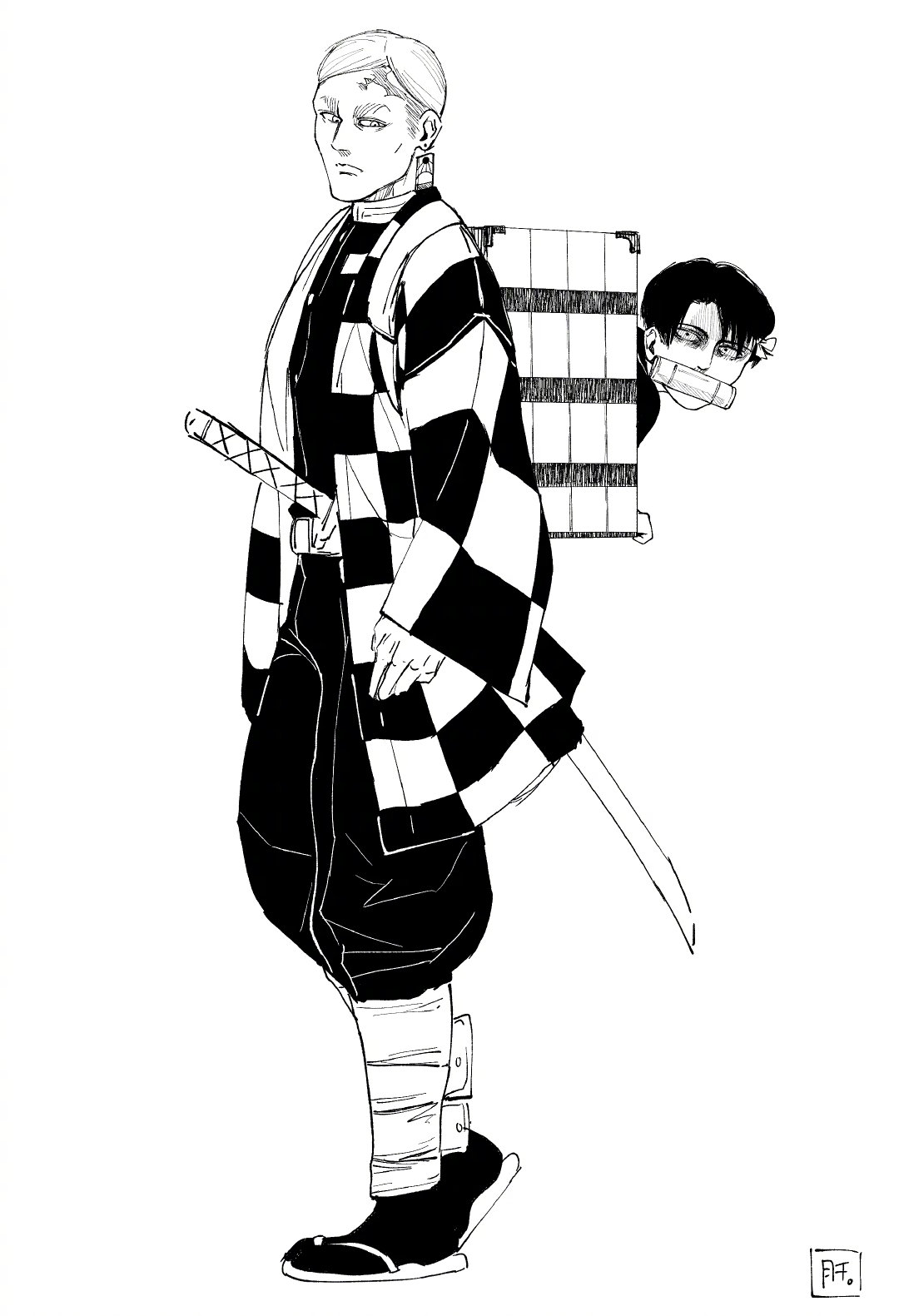 鬼灭之刃巨人鬼看了都会害怕的组合...​​​