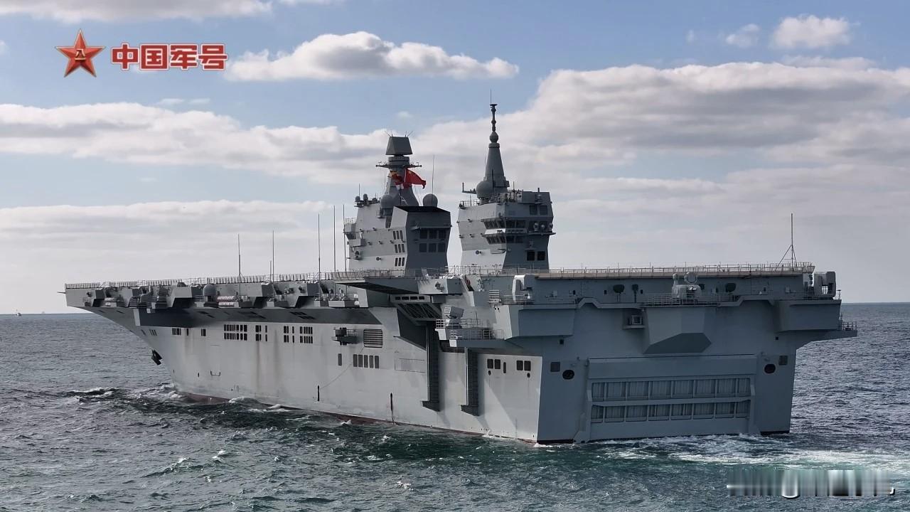 最新高清图公开！076首次海试完成归来，动力测试完全没有问题！👍👍👍刚