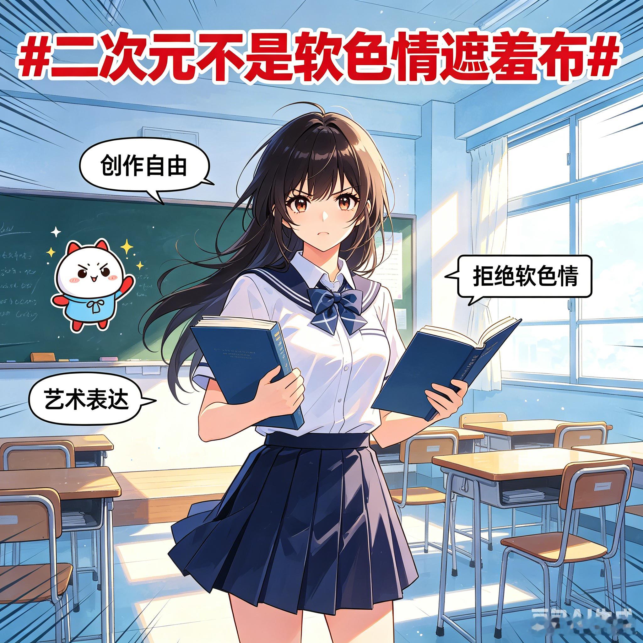 二次元不是软色情的遮羞布“这只是二次元，懂不懂？”近日，某漫展上，一名coser