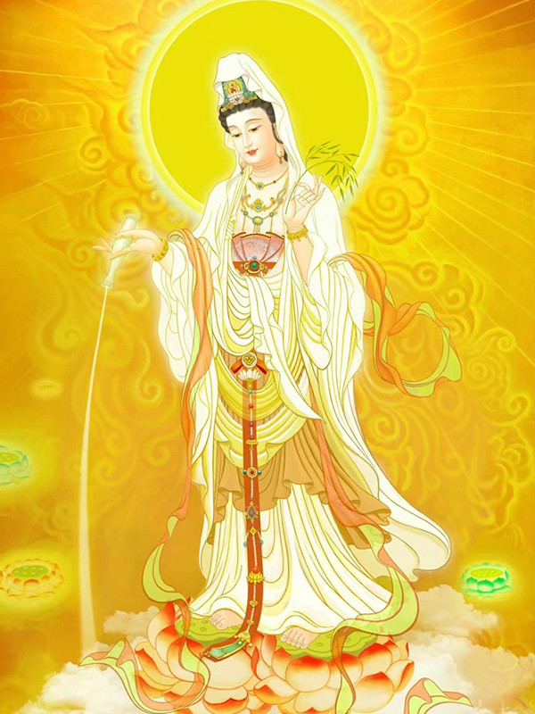 观音菩萨福佑，消灾解厄，人财两旺！