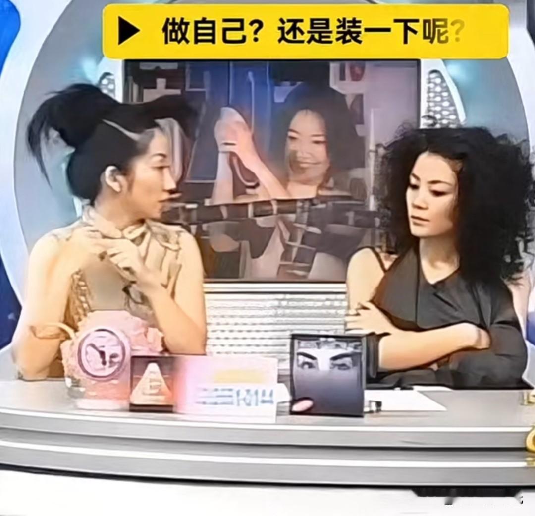 偶然间刷到这个20多年前的这档综艺，内容我都没仔细听，全程关注点都在她俩的发型上