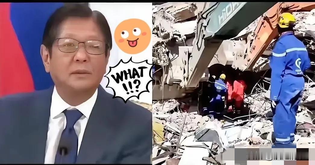 美国援助菲律宾彻底傻眼了10号菲律宾境内发生7.4级强烈地震，震中附近城市