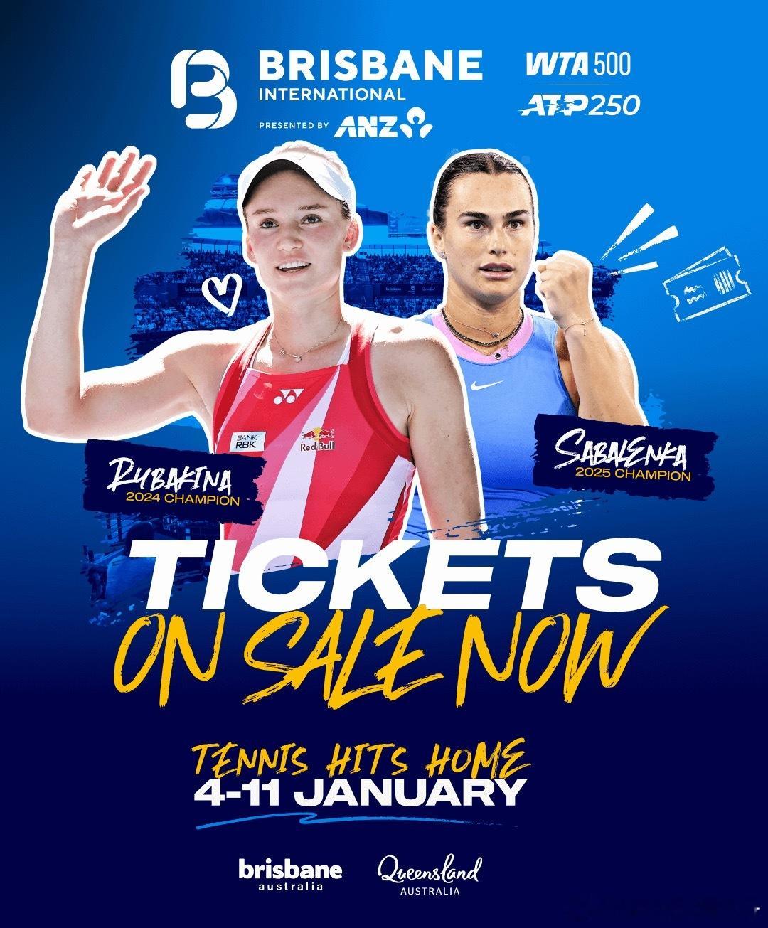 🔵WTA500布里斯班女单报名名单(1.5)7位前十球员携手出战超豪华阵容新年