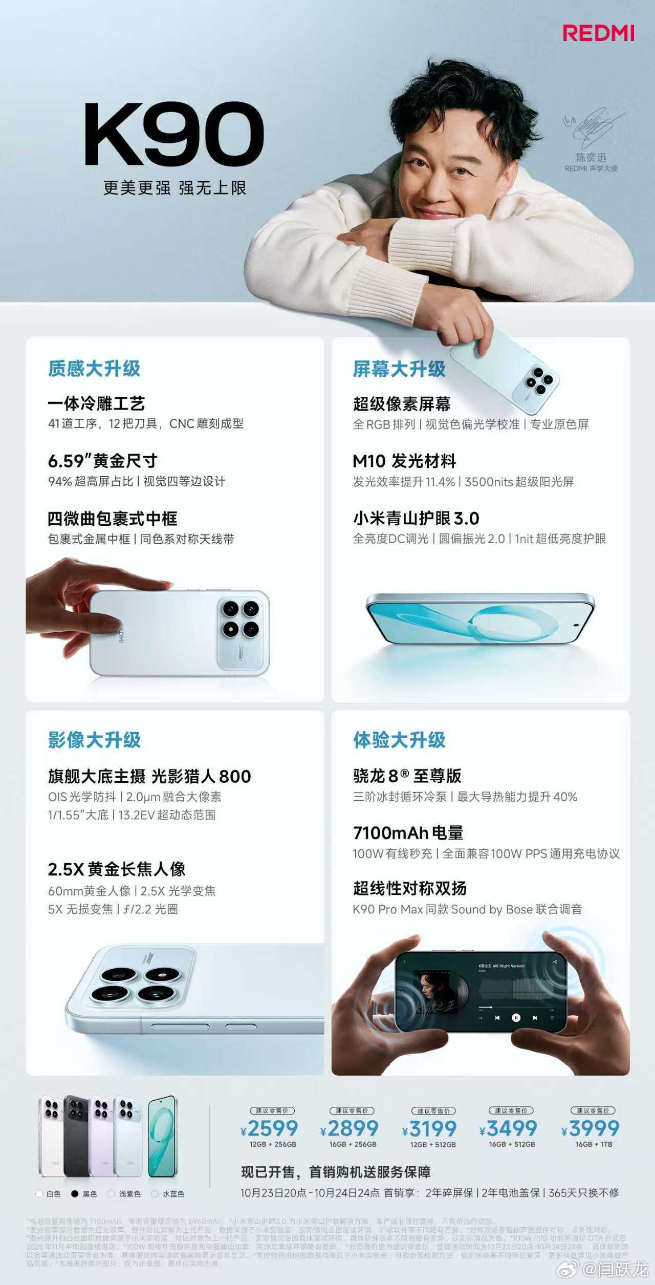 REDMIK90发布，2599元起！质感大升级|6.59″黄金尺寸，旗